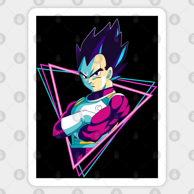 vegeta | retro Magnet by mounier